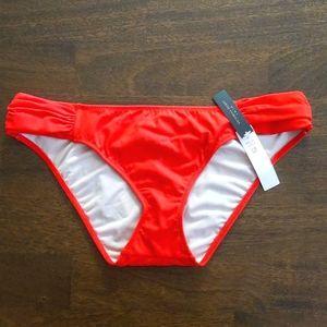 Red Victoria's Secret Swim bikini bottoms